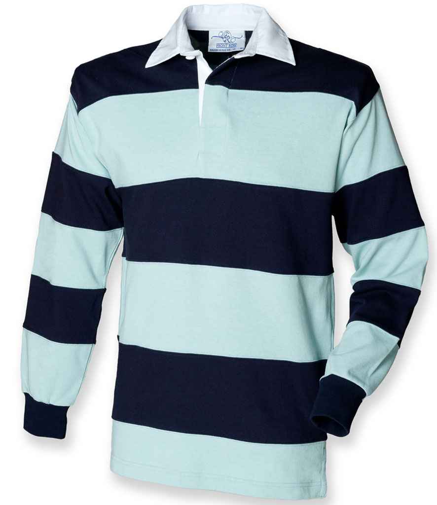 Front Row Sewn Stripe Rugby Shirt