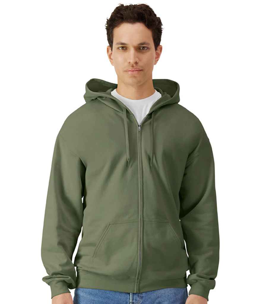 Gildan SoftStyle® Midweight Full Zip Hooded Sweatshirt