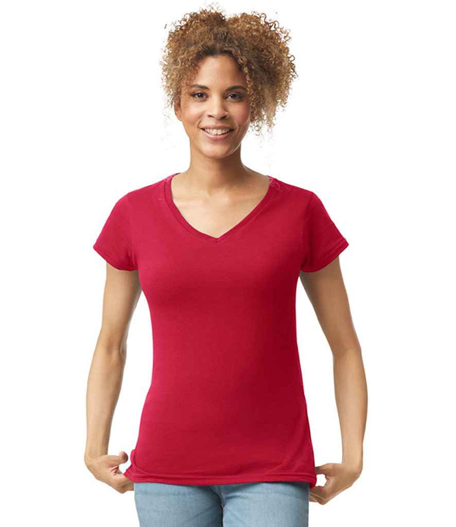 Gildan Ladies SoftStyle® V Neck T-Shirt