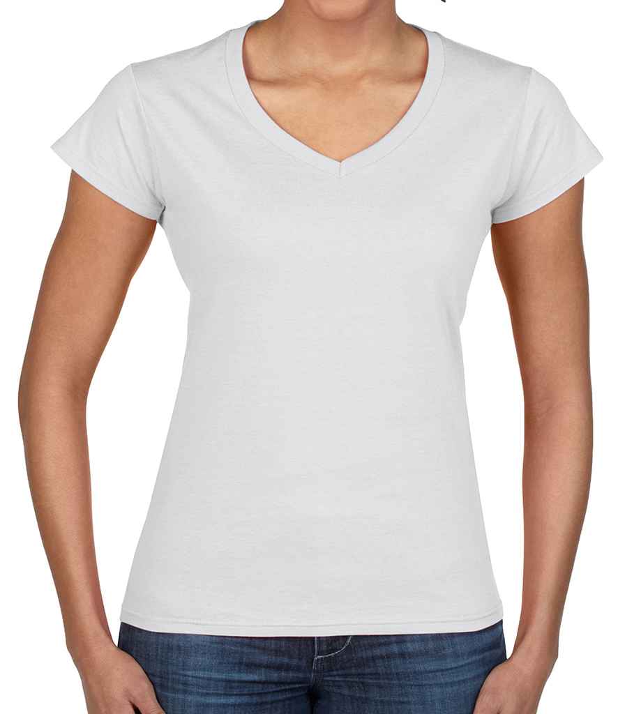 Gildan Ladies SoftStyle® V Neck T-Shirt