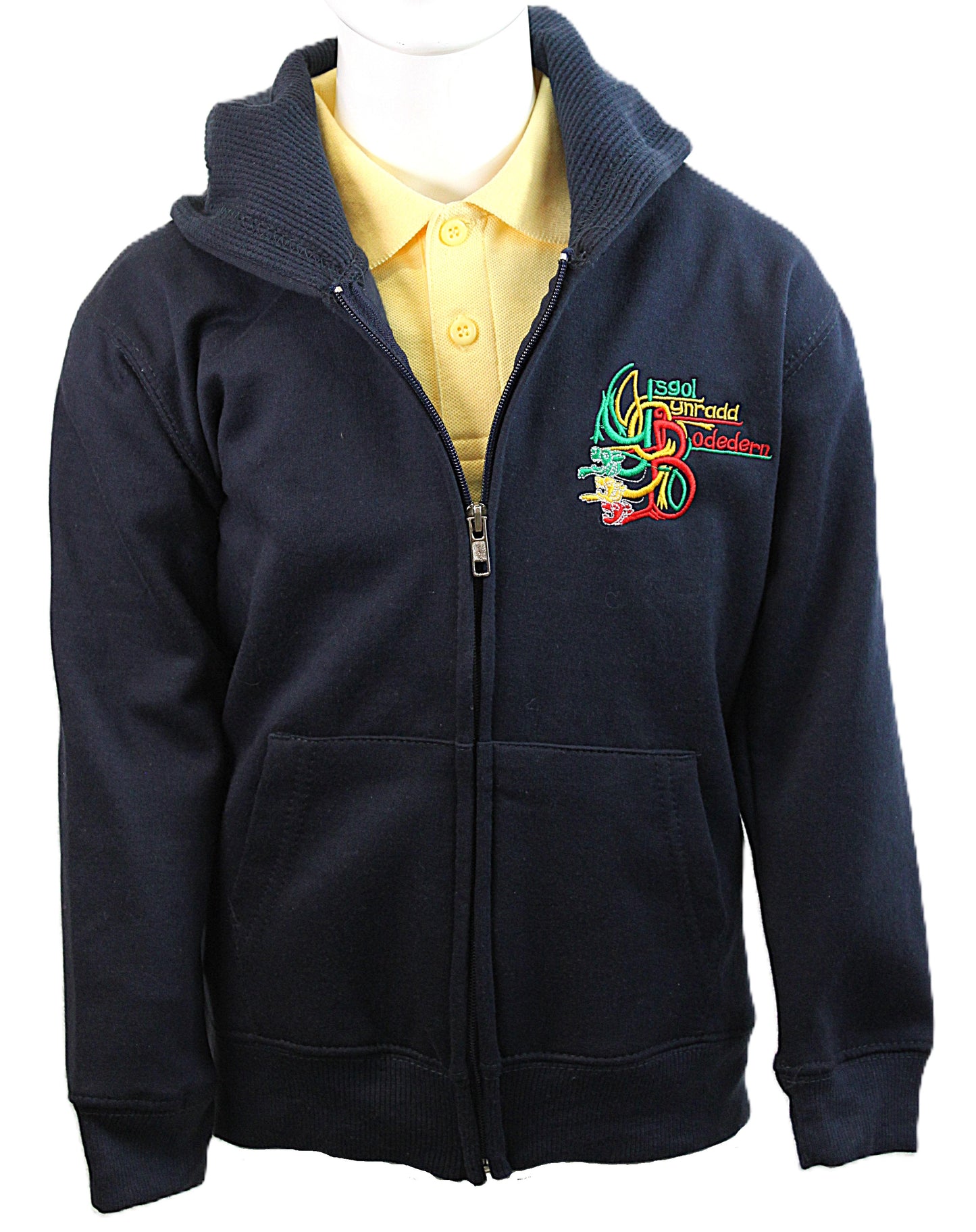 Ysgol Gynradd Bodedern Waffle Zip Hoodie