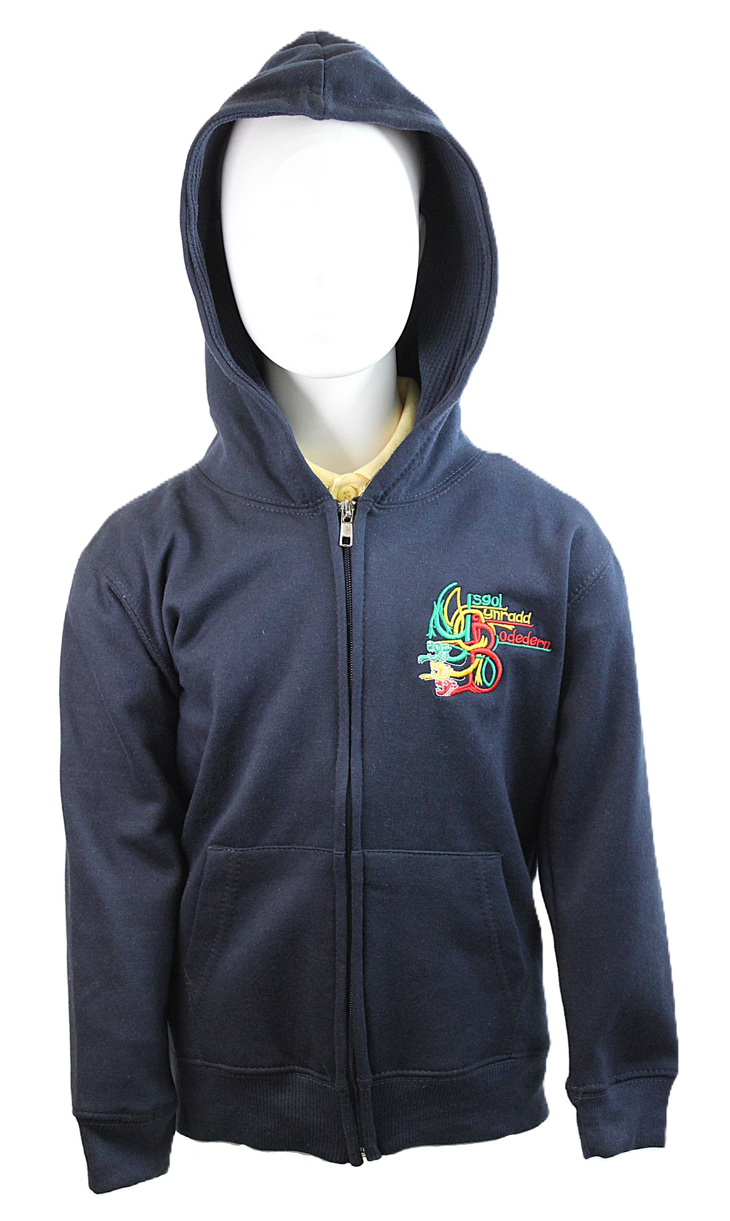 Ysgol Gynradd Bodedern Waffle Zip Hoodie