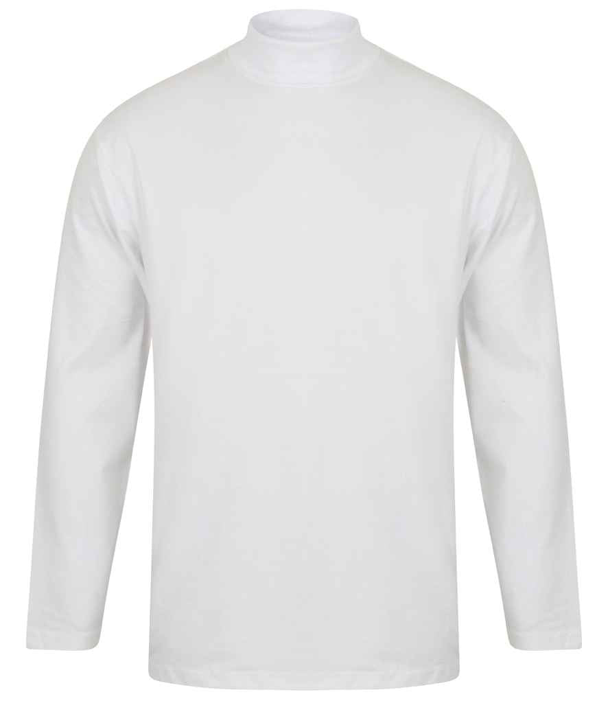 Henbury Long Sleeve Roll Neck Top