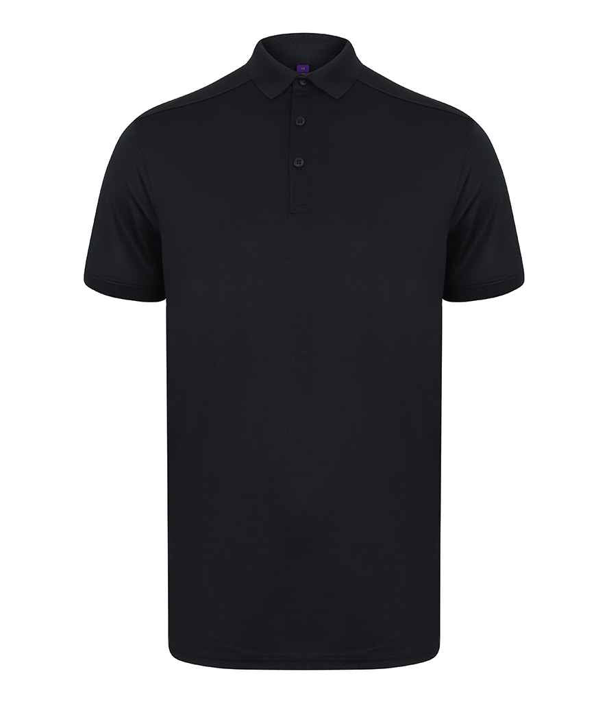 Henbury Slim Fit Stretch Microfine Piqué Polo Shirt