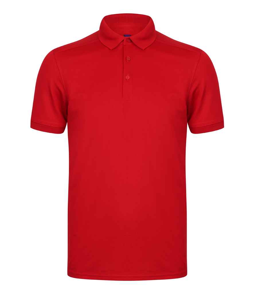 Henbury Slim Fit Stretch Microfine Piqué Polo Shirt