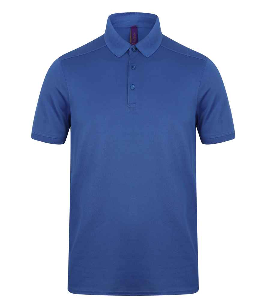 Henbury Slim Fit Stretch Microfine Piqué Polo Shirt