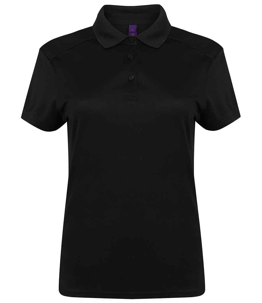 Henbury Ladies Slim Fit Stretch Microfine Piqué Polo Shirt