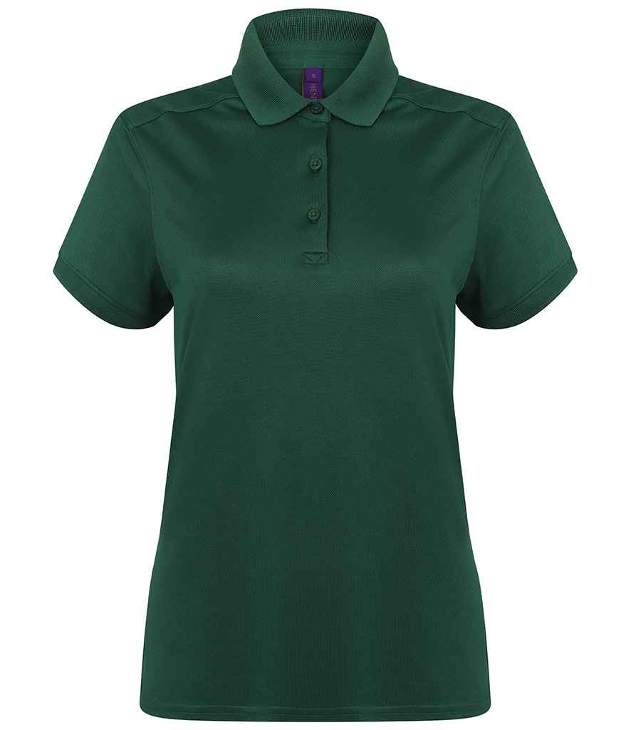 Henbury Ladies Slim Fit Stretch Microfine Piqué Polo Shirt