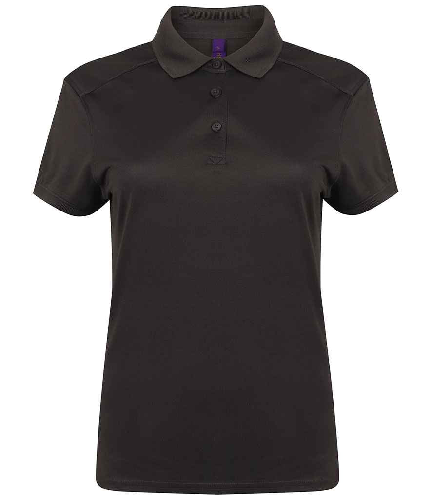 Henbury Ladies Slim Fit Stretch Microfine Piqué Polo Shirt