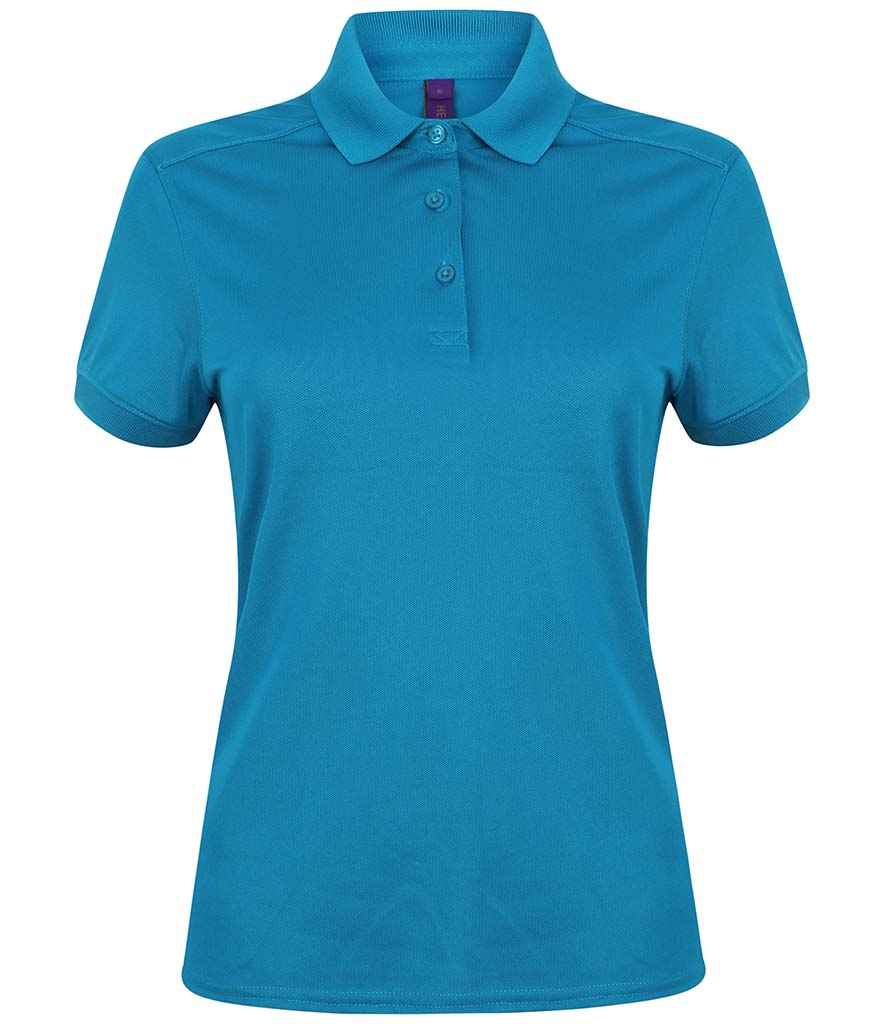 Henbury Ladies Slim Fit Stretch Microfine Piqué Polo Shirt