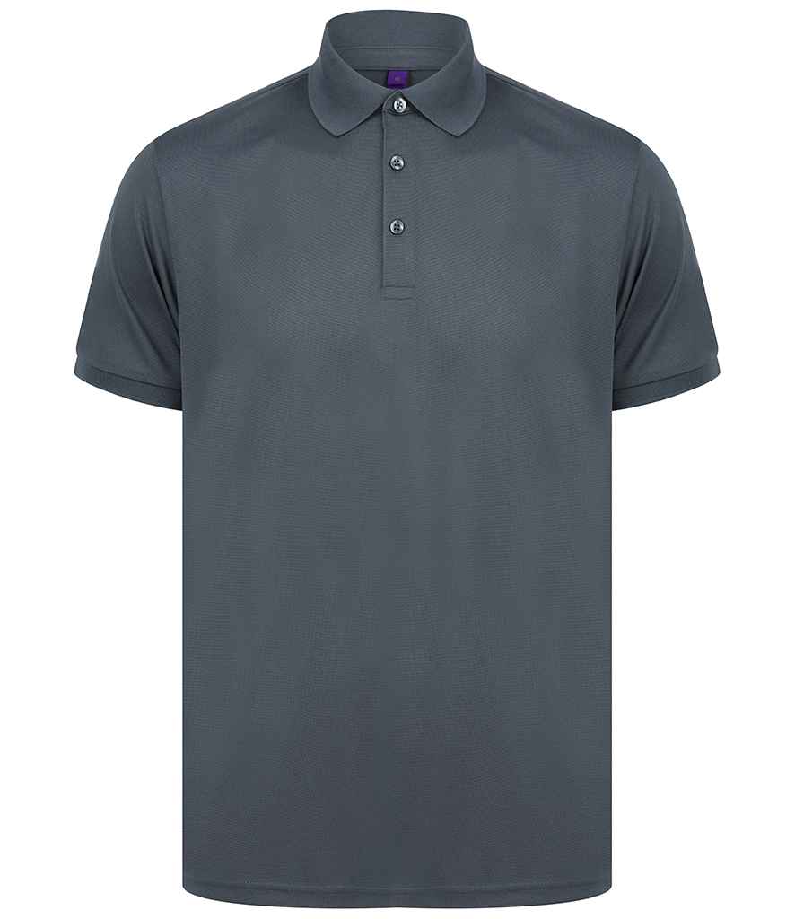 Henbury Recycled Polyester Piqué Polo Shirt