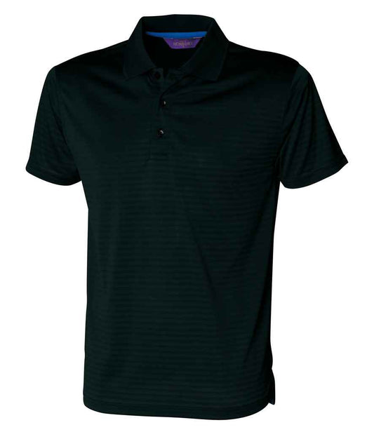 Crys Polo Stripe Piqué Gweadog Henbury Coolplus®