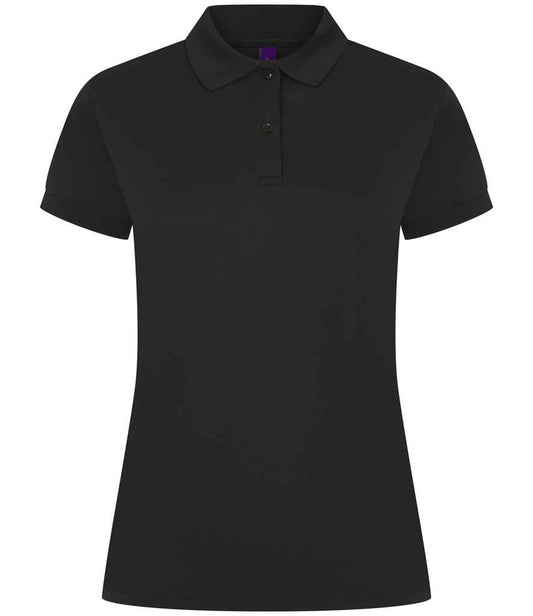 Henbury Ladies Coolplus® Wicking Piqué Polo Shirt