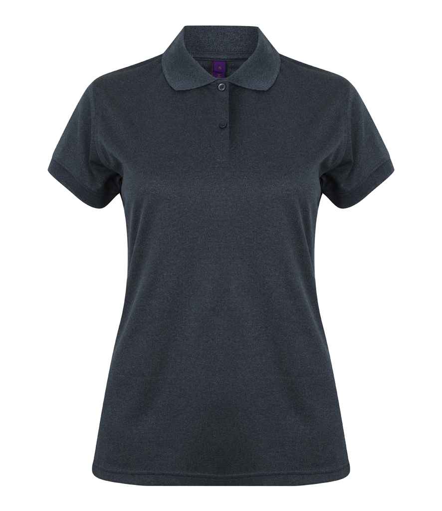 Henbury Ladies Coolplus® Wicking Piqué Polo Shirt