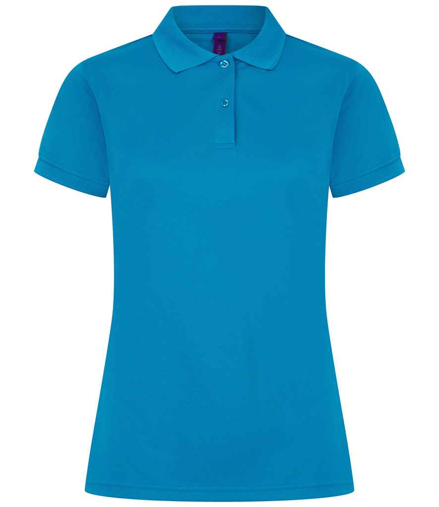 Henbury Ladies Coolplus® Wicking Piqué Polo Shirt