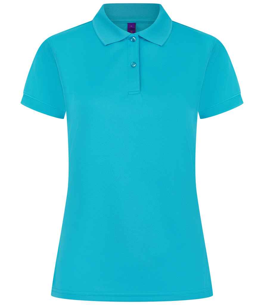 Henbury Ladies Coolplus® Wicking Piqué Polo Shirt