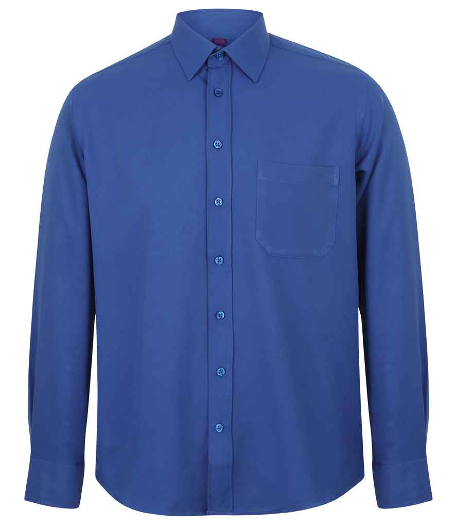 Henbury Long Sleeve Wicking Shirt