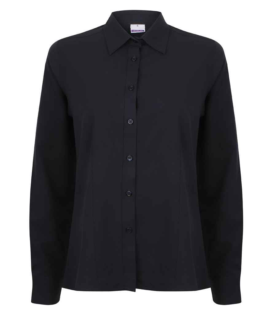 Henbury Ladies Long Sleeve Wicking Shirt