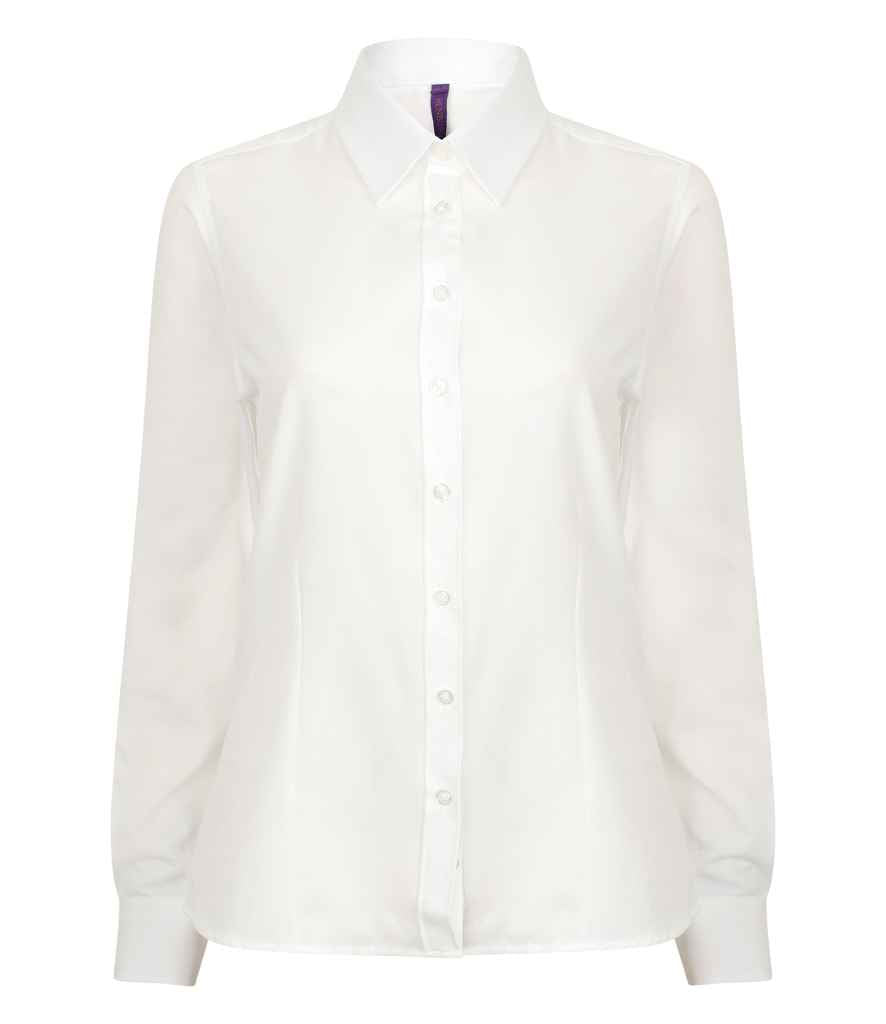 Henbury Ladies Long Sleeve Wicking Shirt