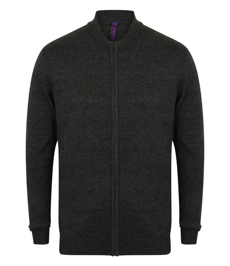 Henbury Unisex Zip Through Cardigan