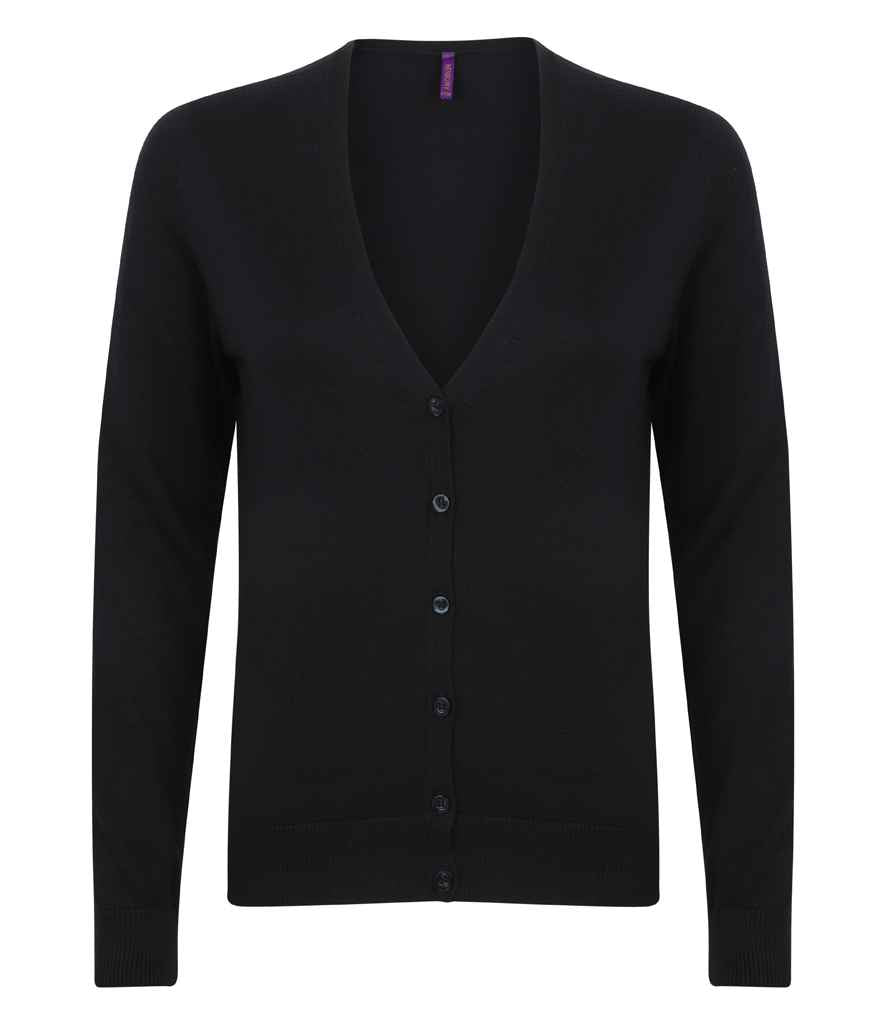 Henbury Ladies Lightweight V Neck Cardigan