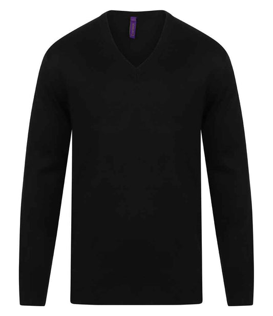 Henbury Acrylic V Neck Sweater