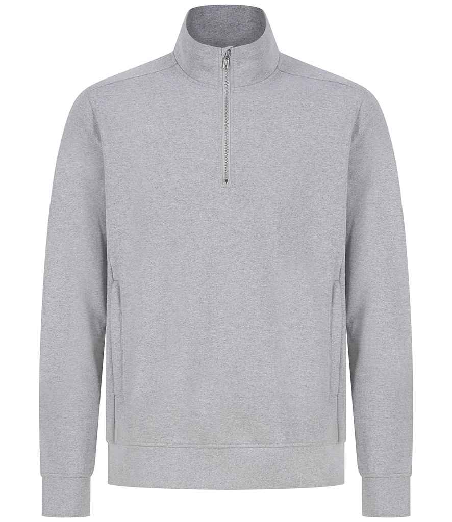 Henbury Unisex Sustainable 1/4 Zip Sweatshirt