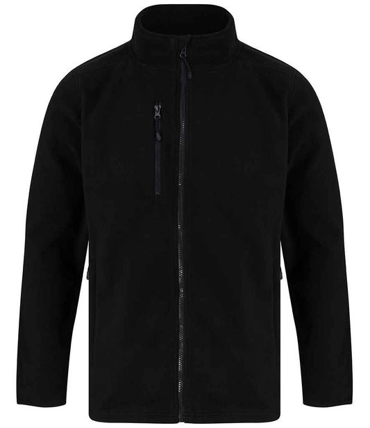 Siaced Micro Fleece Polyester Henbury wedi'i Ailgylchu