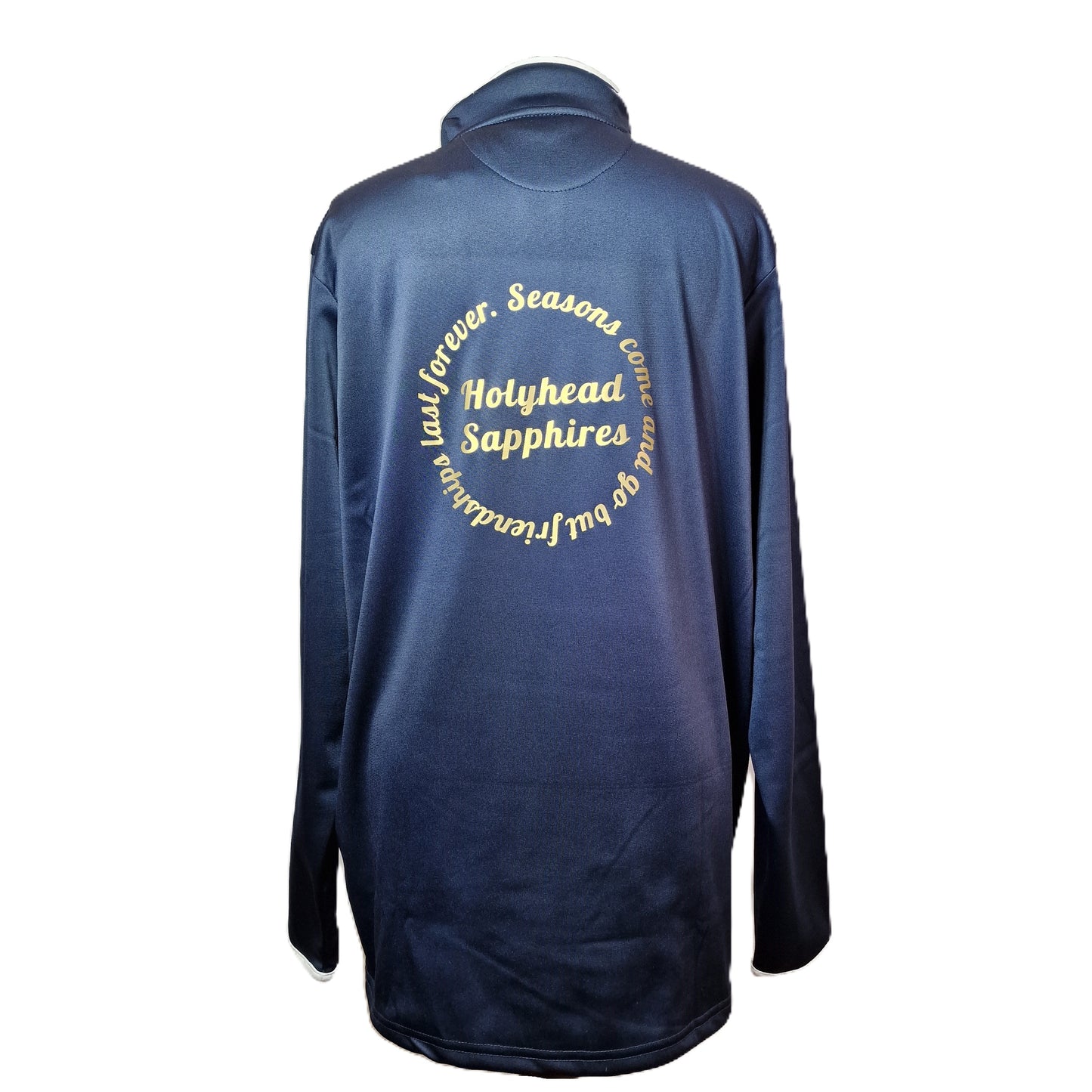 Holyhead Sapphires 3/4 zip top Navy / White