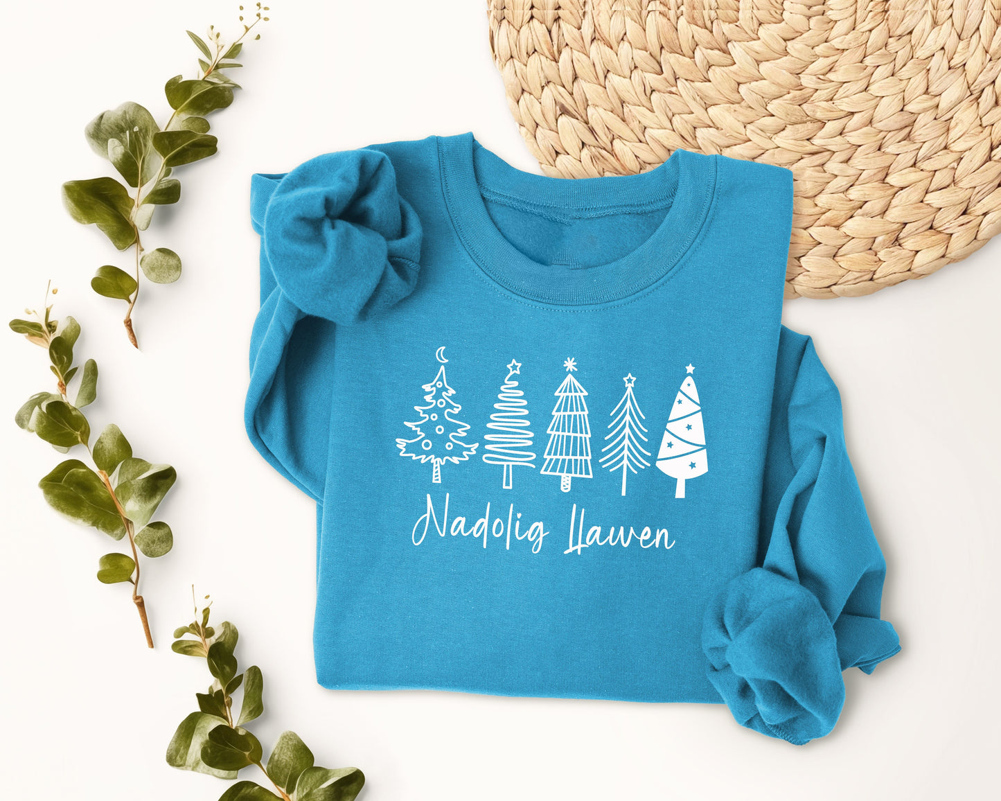 5 Christmas trees sweatshirt