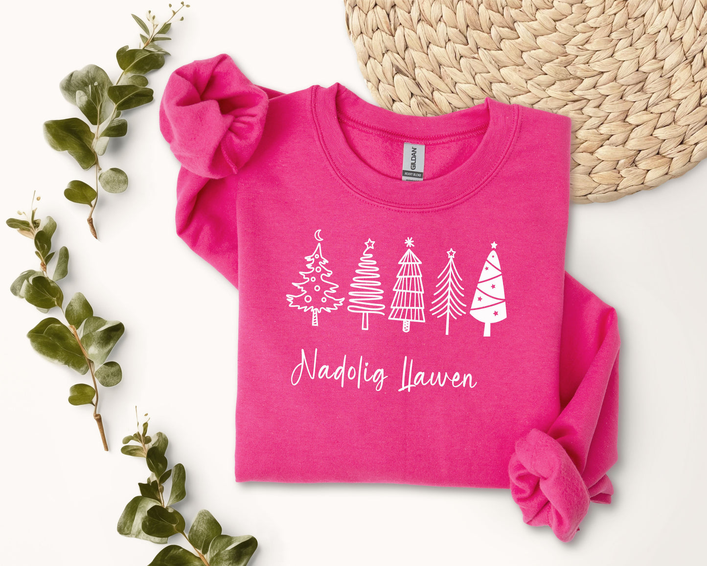 5 Christmas trees sweatshirt