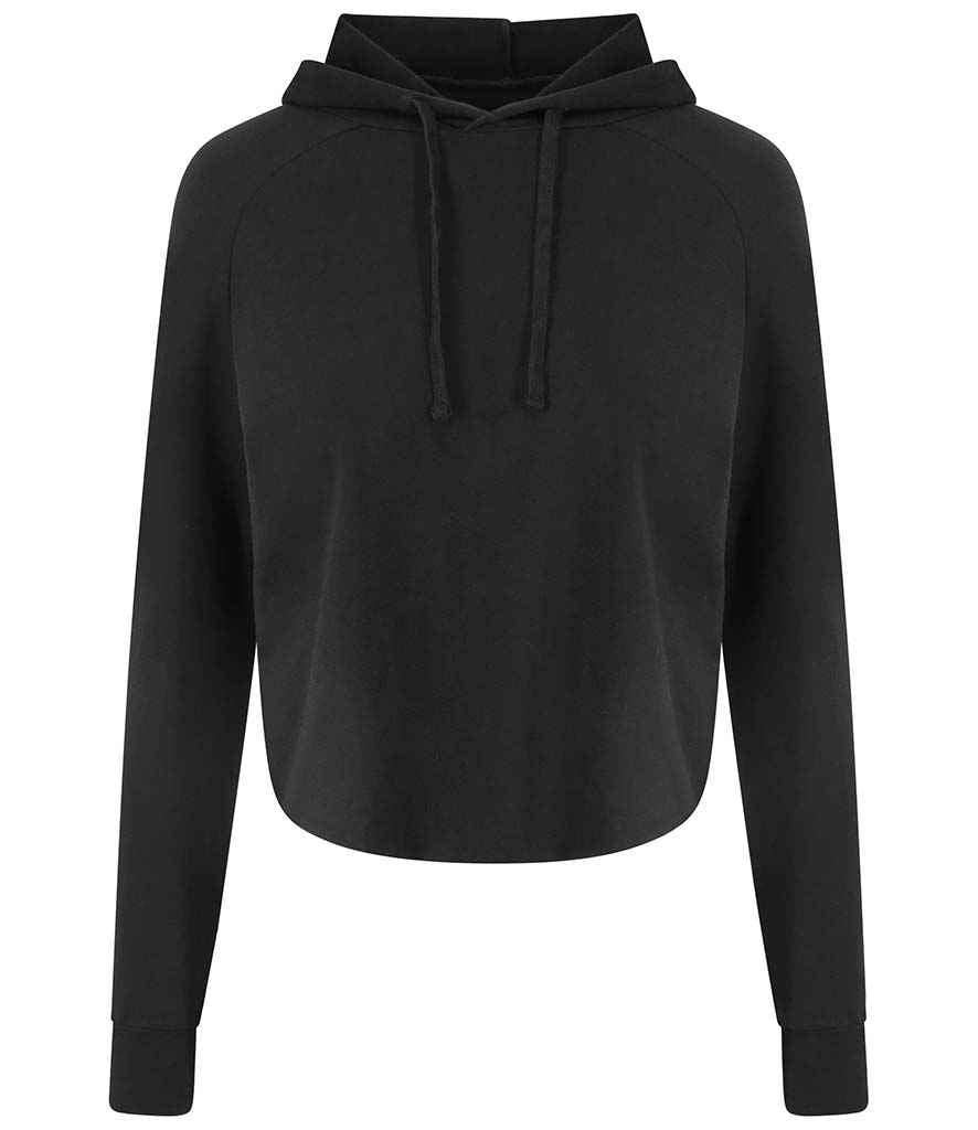 AWDis Ladies Cool Cross Back Cropped Hoodie