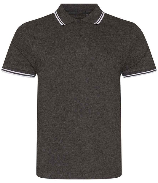 AWDis Stretch Tipped Piqué Polo Shirt