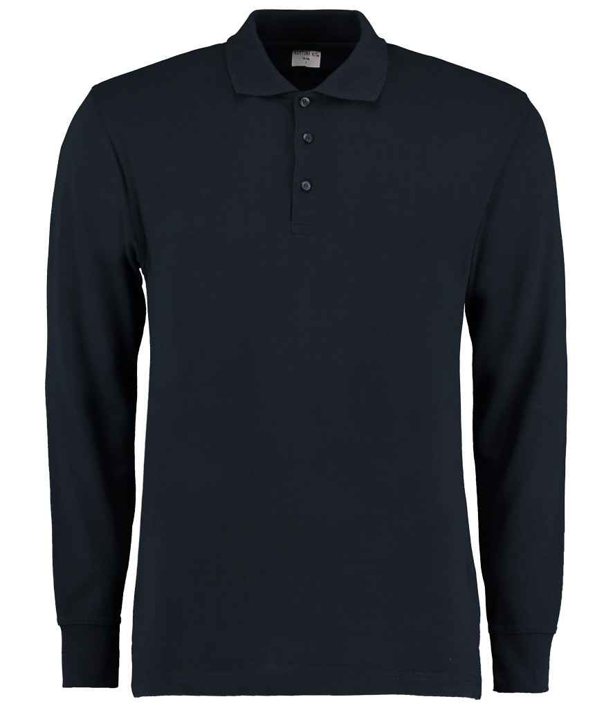 Kustom Kit Long Sleeve Poly/Cotton Piqué Polo Shirt