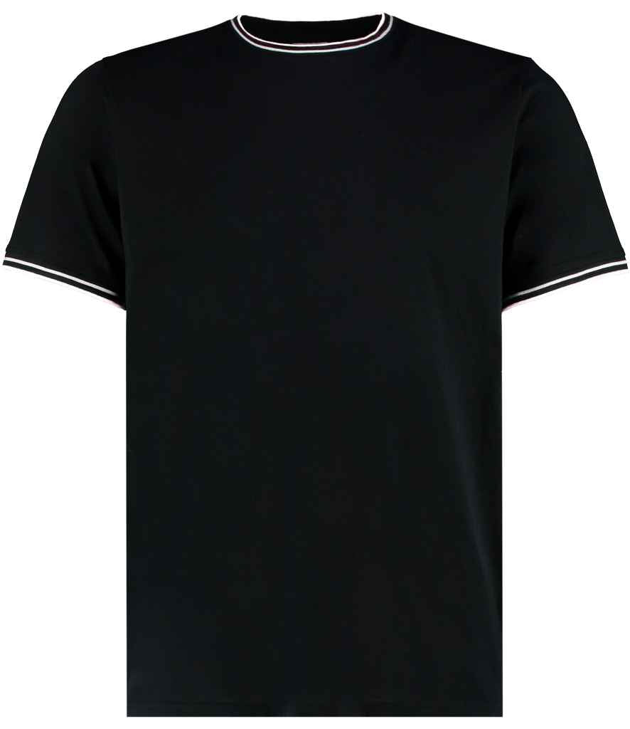 Kustom Kit Fashion Fit Tipped T-Shirt