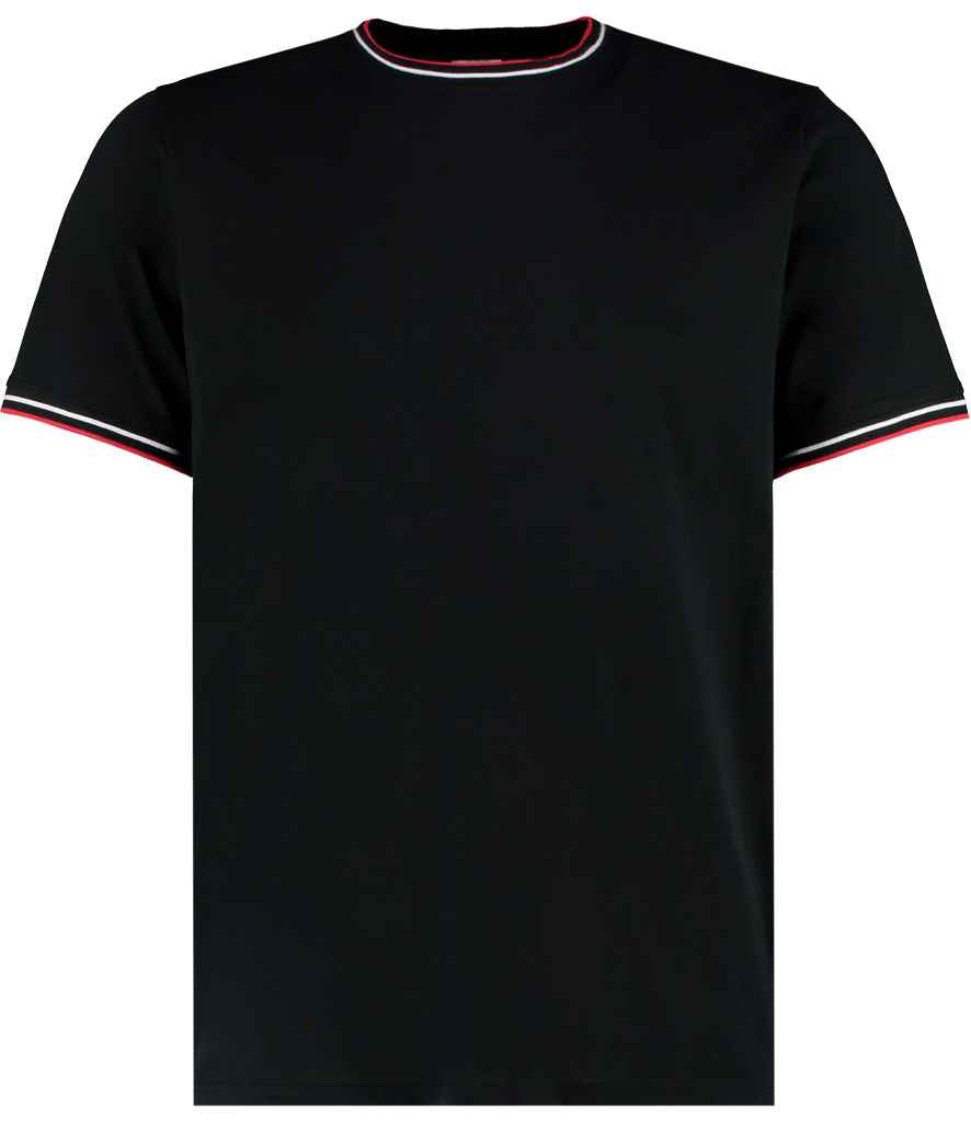 Kustom Kit Fashion Fit Tipped T-Shirt