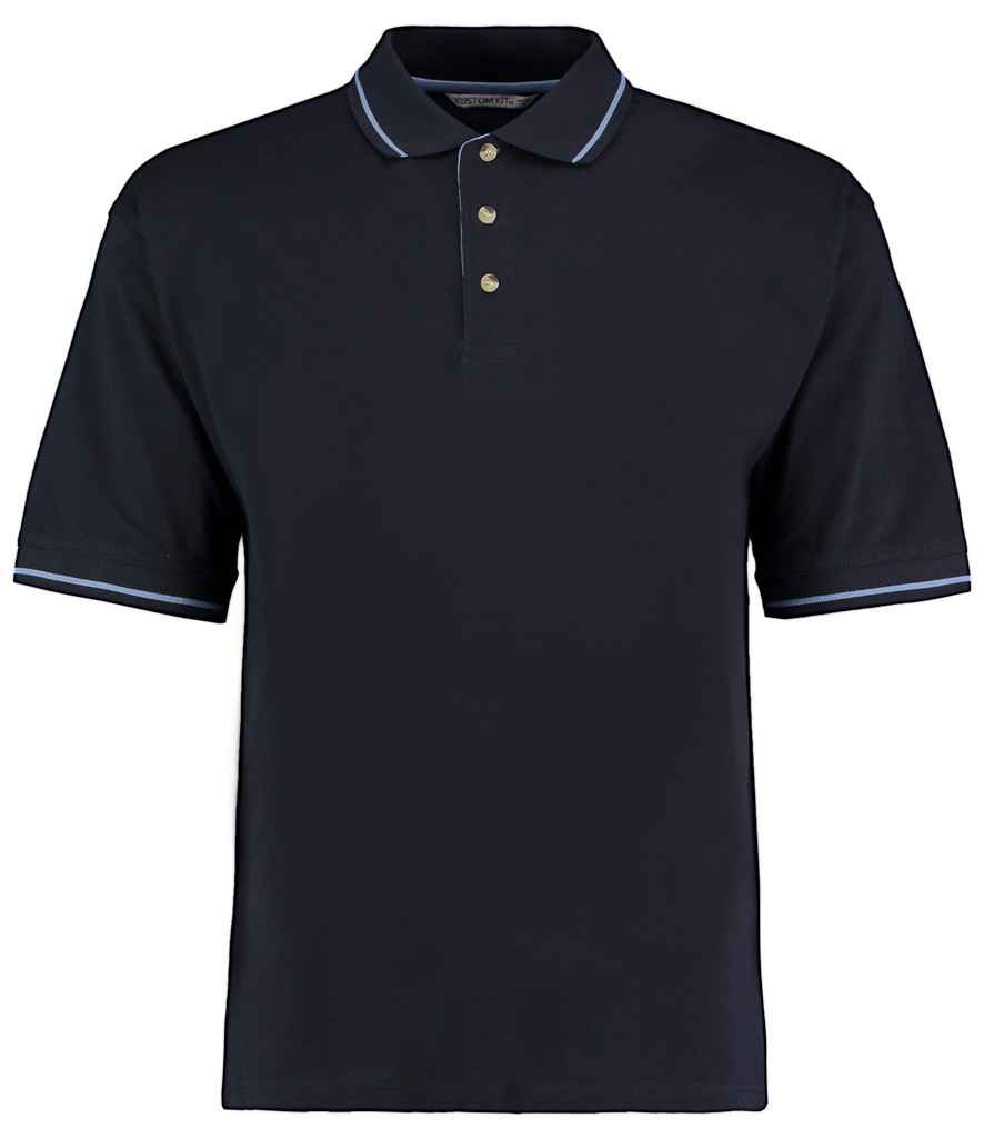 Kustom Kit St Mellion Tipped Cotton Piqué Polo Shirt