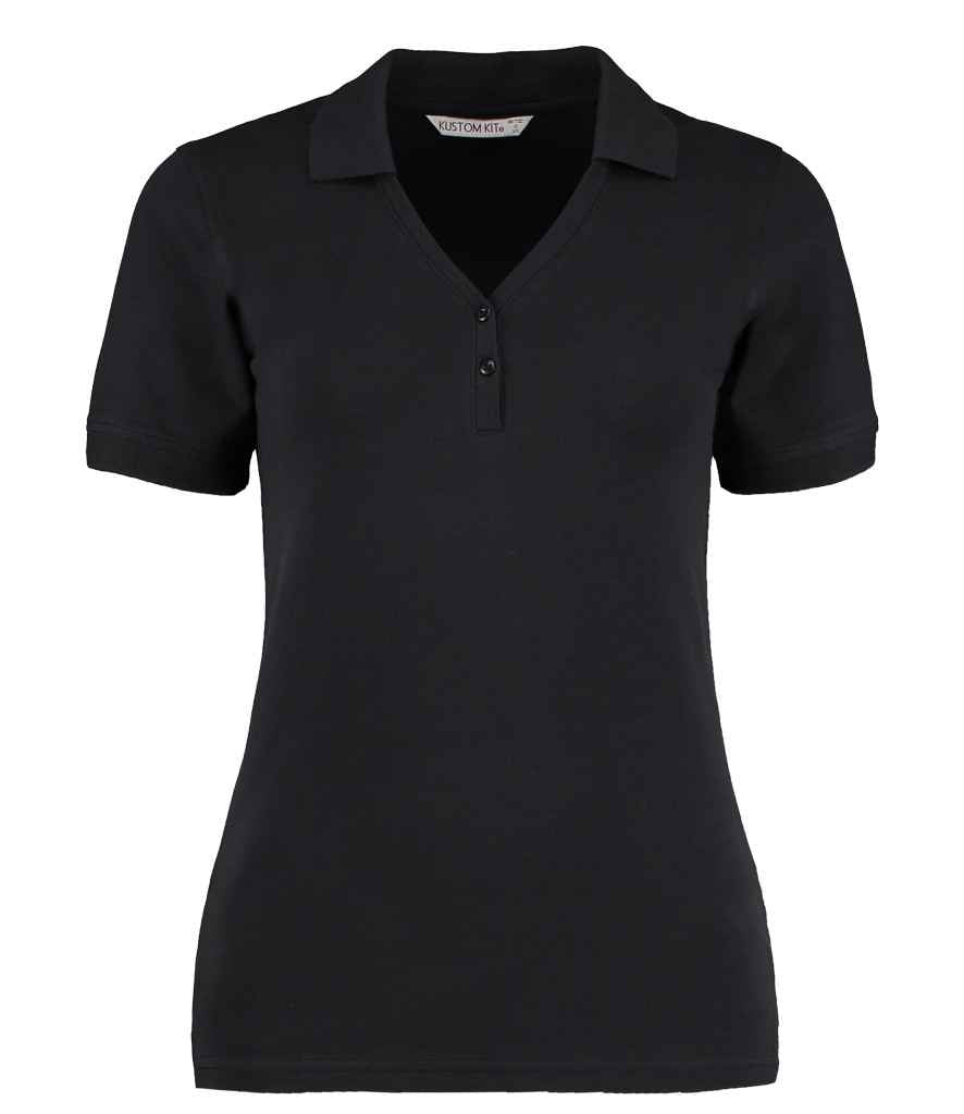 Kustom Kit Sophia Comfortec® V Neck Polo Shirt