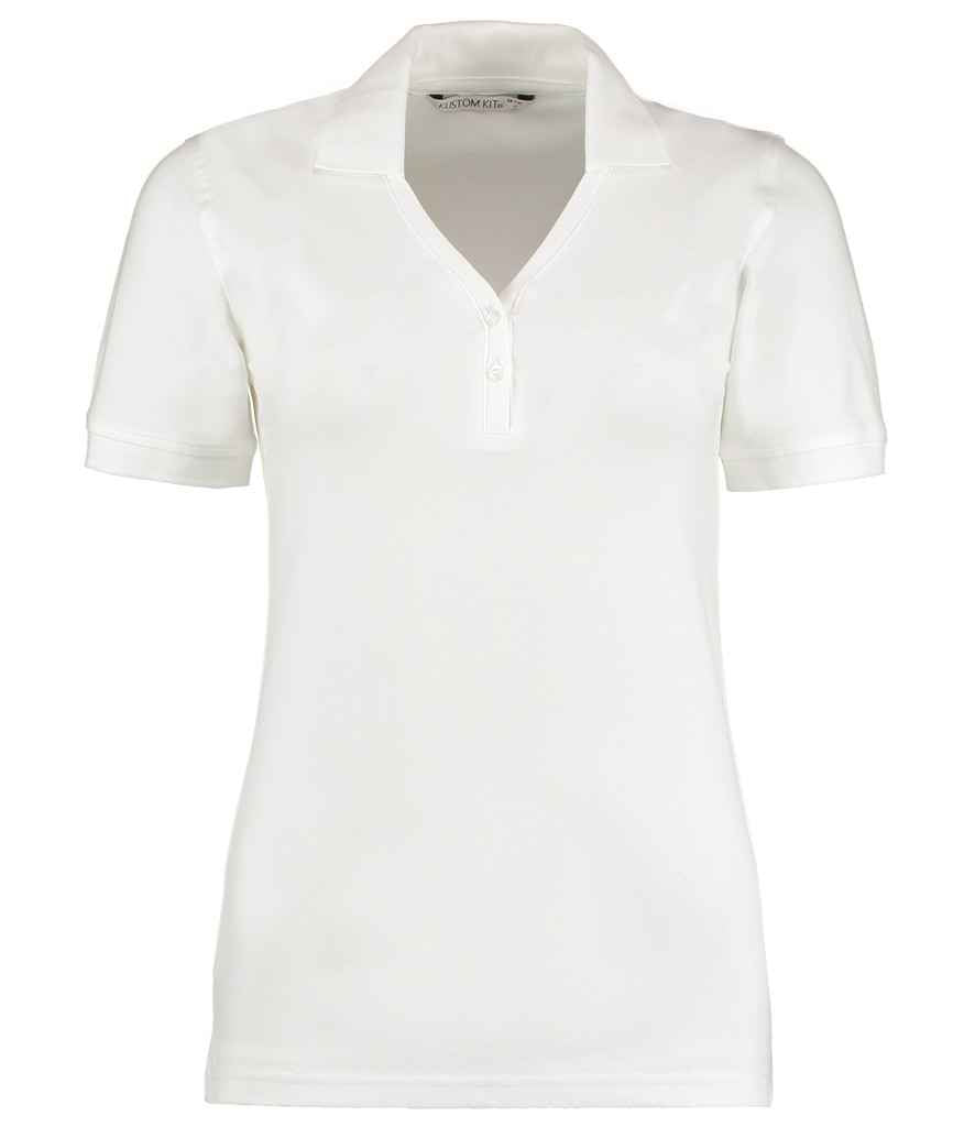 Kustom Kit Sophia Comfortec® V Neck Polo Shirt