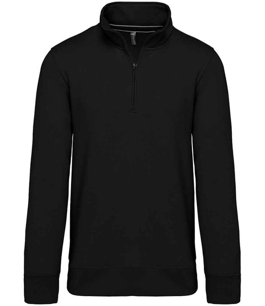 Kariban Zip Neck Sweatshirt