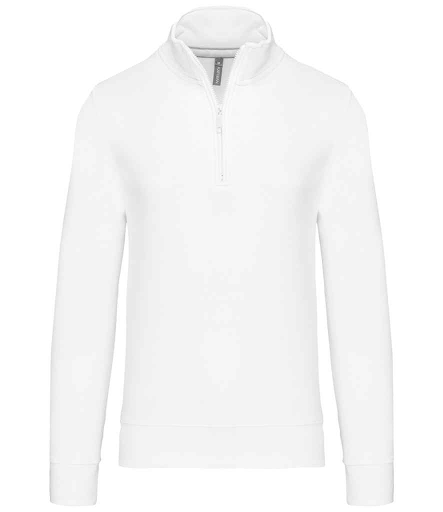 Kariban Zip Neck Sweatshirt