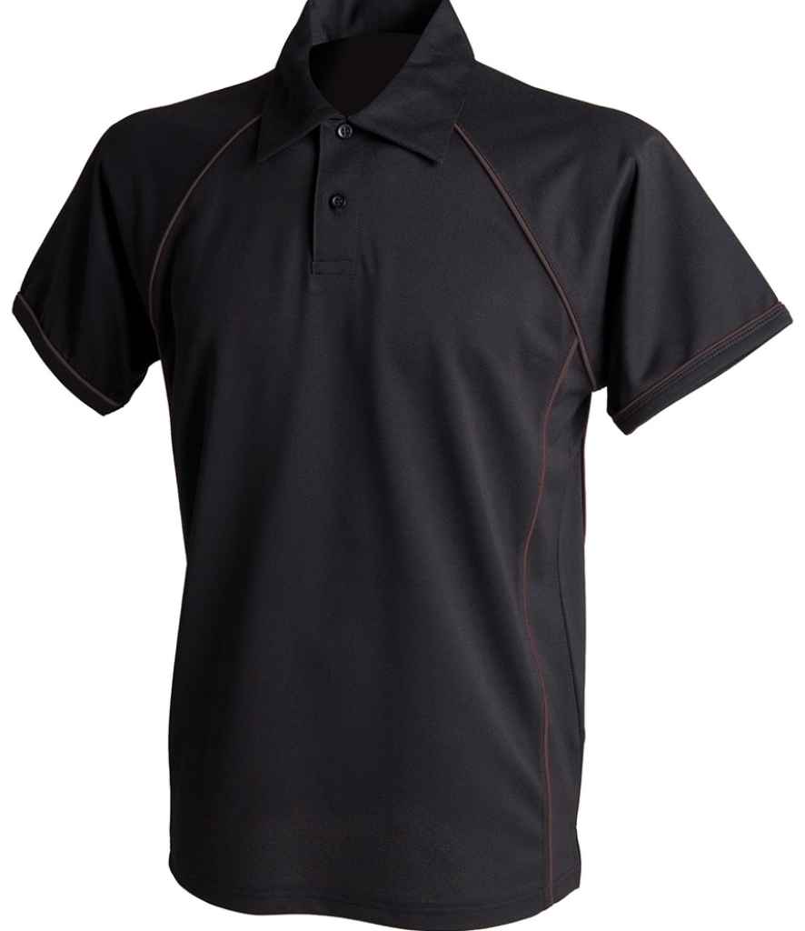 Finden + Hales Performance Piped Polo Shirt