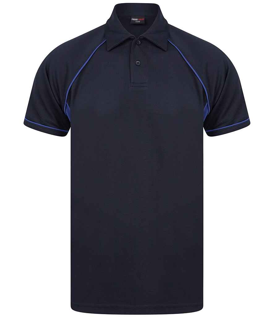 Finden + Hales Performance Piped Polo Shirt