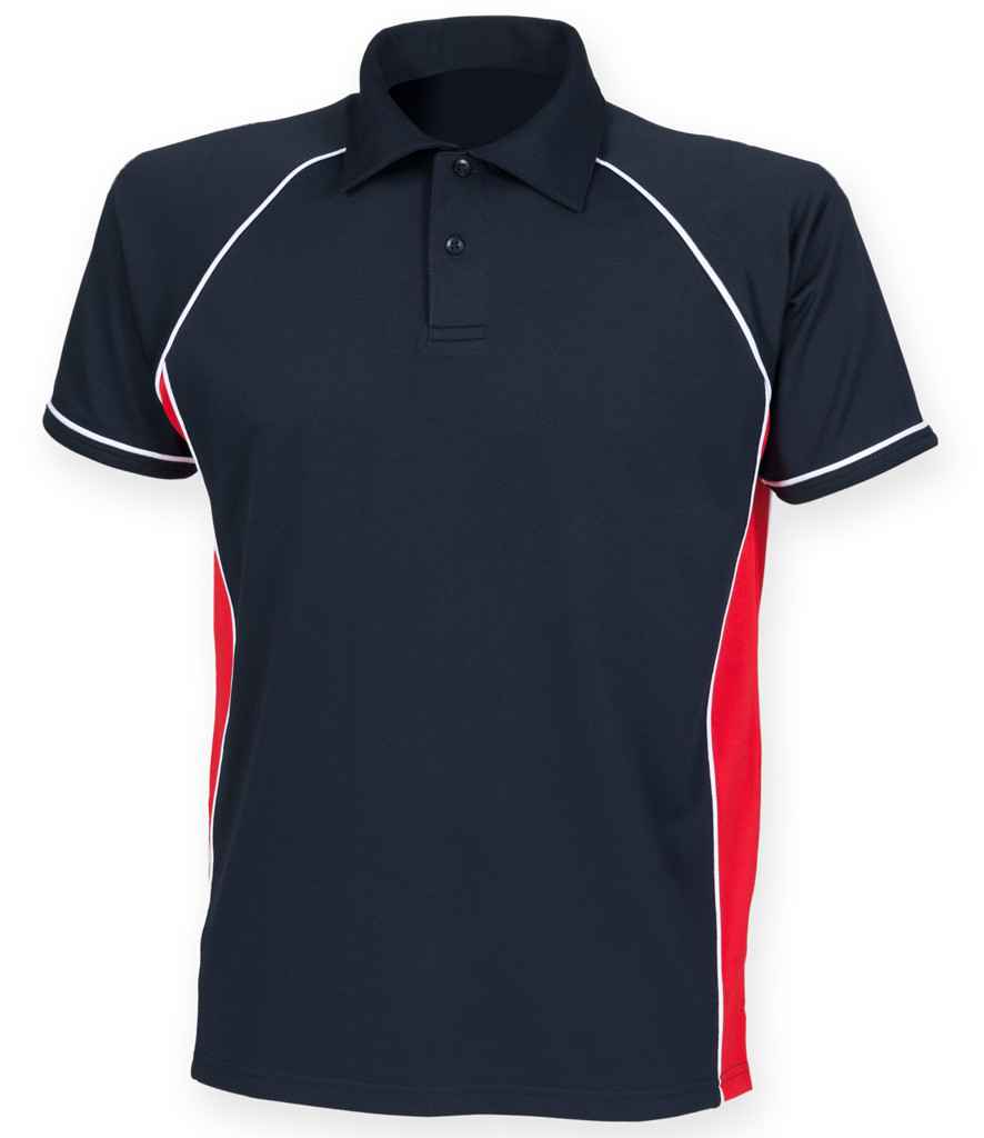 Finden + Hales Performance Piped Polo Shirt