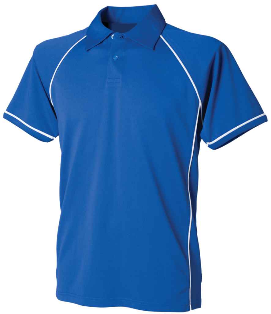 Finden + Hales Performance Piped Polo Shirt