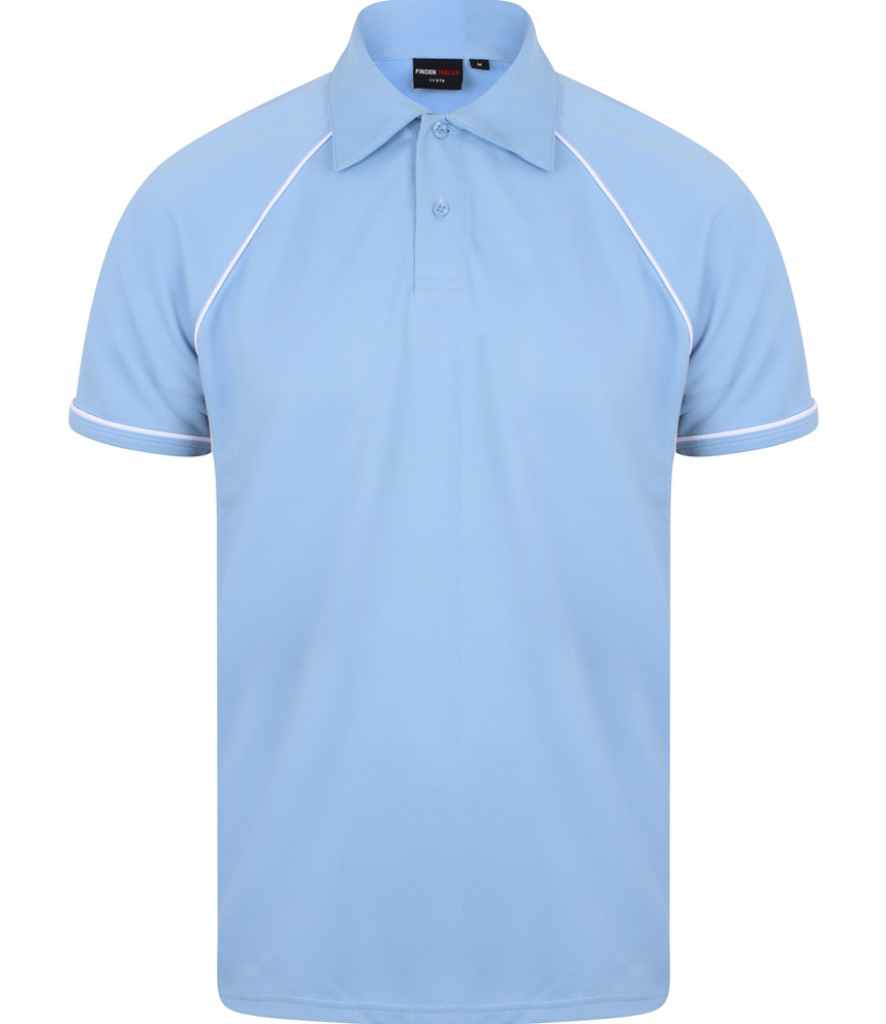 Finden + Hales Performance Piped Polo Shirt