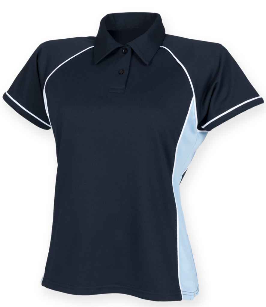 Finden + Hales Ladies Performance Piped Polo Shirt