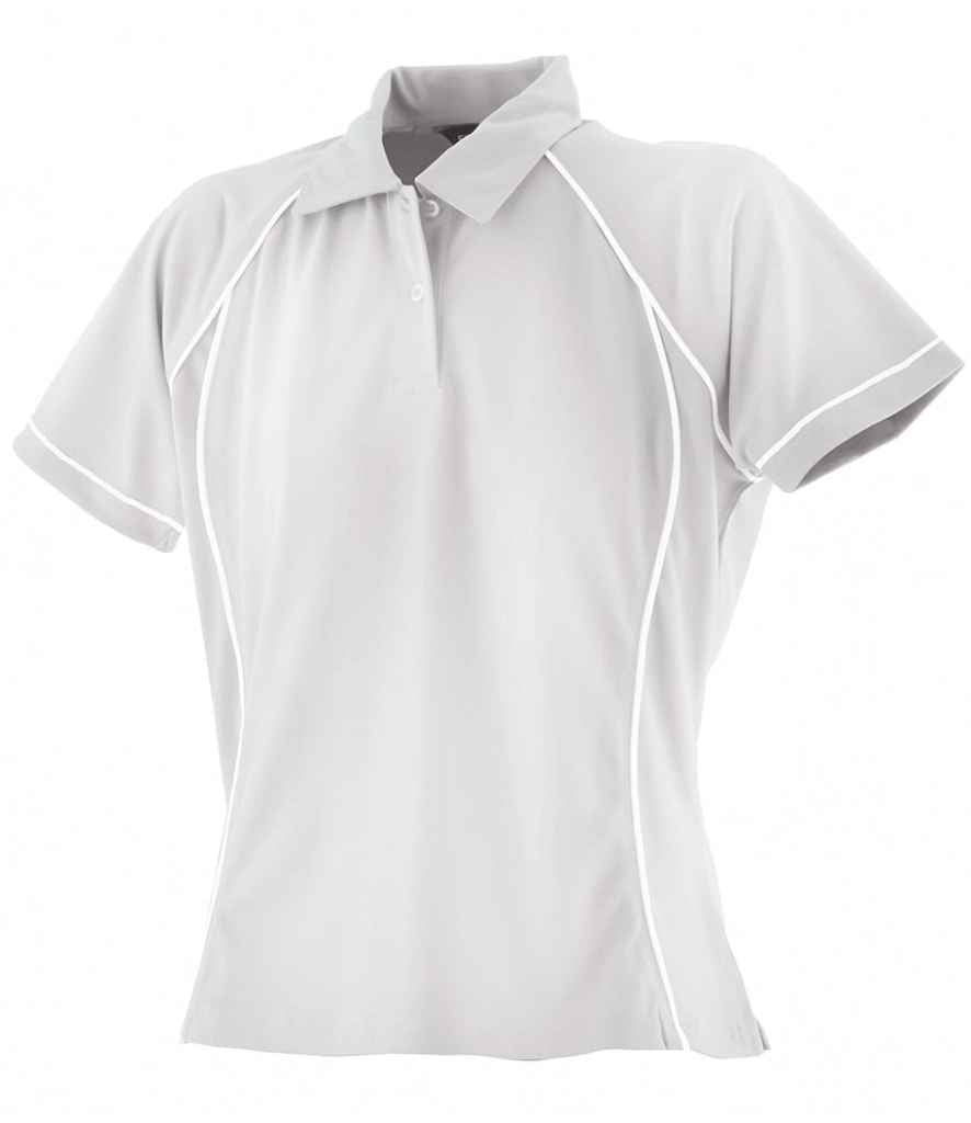 Finden + Hales Ladies Performance Piped Polo Shirt