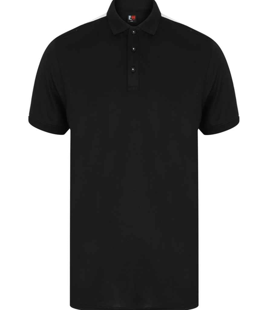 Finden + Hales Unisex Contrast Panel Piqué Polo Shirt