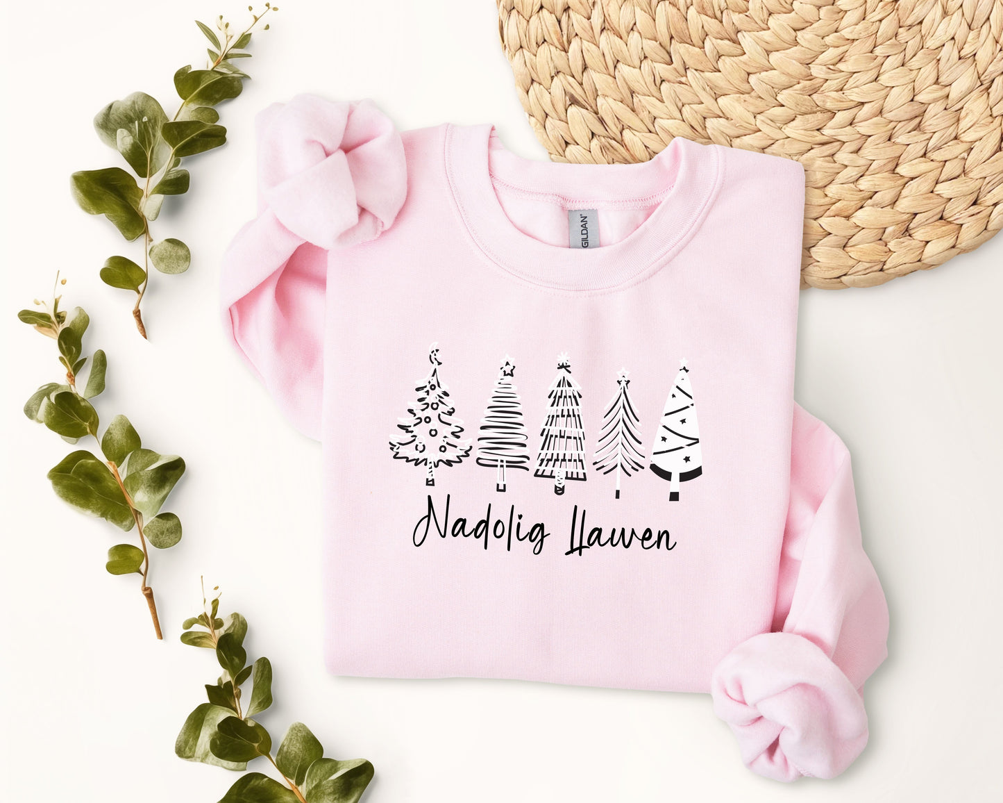 5 Christmas trees sweatshirt